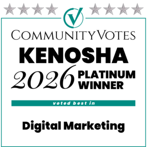 Kenosha Community Votes 2026 Platinum Award for Digital Marketing