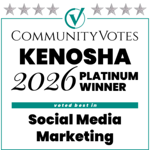 Kenosha Community Votes 2026 Platinum Award for Social Media Marketing