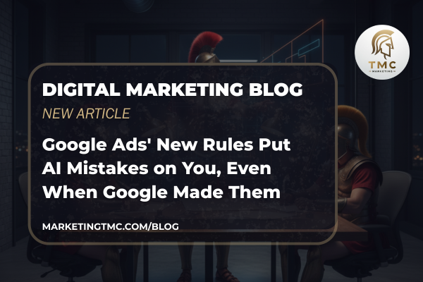 Google Ads’ New Rules Put AI Mistakes on You, Even When Google Made Them