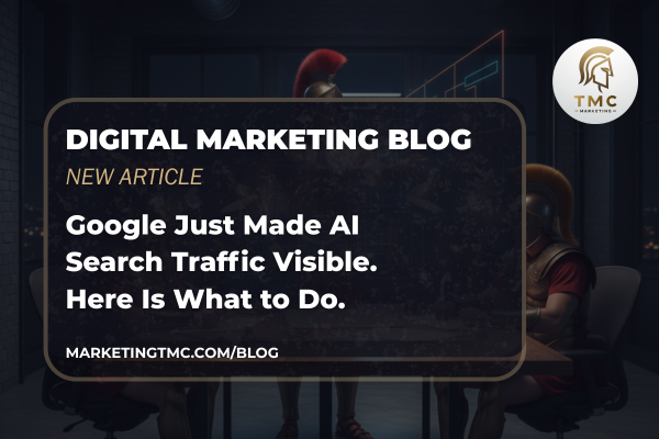 Google Just Made AI Search Traffic Visible. Here Is What to Do.